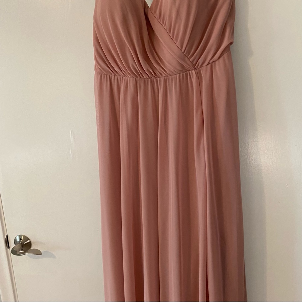 Azazie Darcy Dress In Dusty Rose - Gem